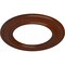 Ekena Millwork Holmdel Medallion (Canopies up to 12 7/8"), 20 7/8"OD x 12 7/8"ID x 1"P, Burnished Mahogany Crackle CM20HOBMC - alternate 4